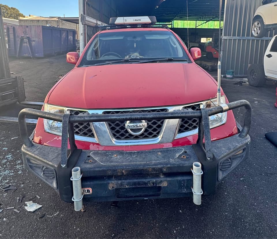Nissan bull bar removal